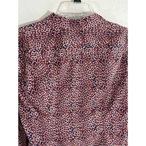 Tommy Hilfiger Women's collared button up long sleeve shirt size L classic fit - Picture 4 of 6